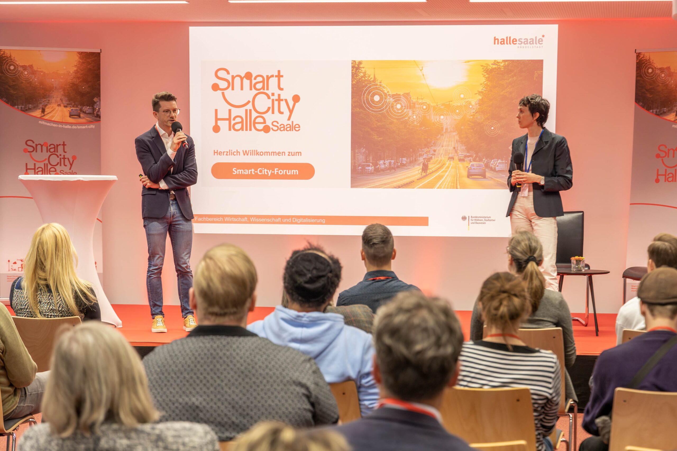Eröffnung des 1. Smart City Forums in Halle